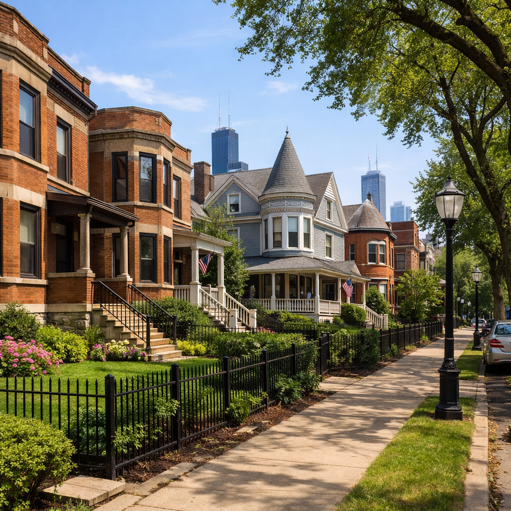 Chicago image of houses