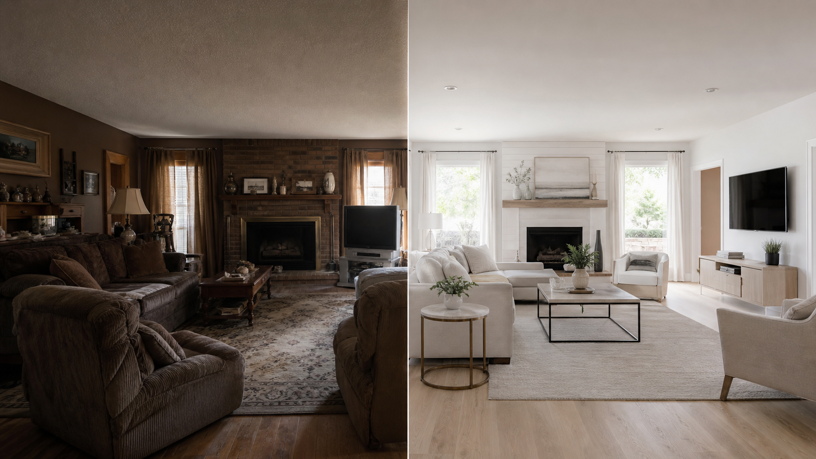 Renovation Before After Property Comparison