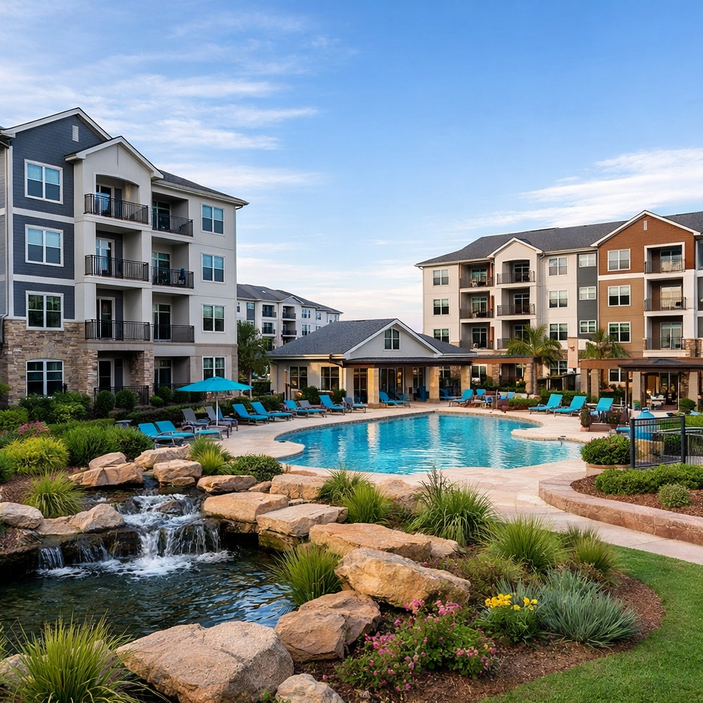 picture of an apartment complex