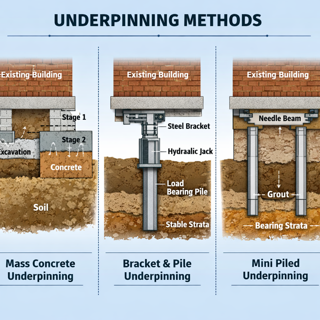 underpinning diagram