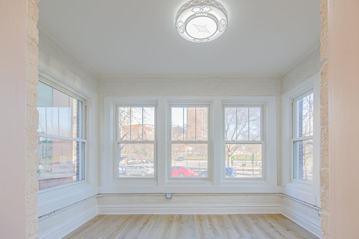 Unit interior at a Quality Builders 4-unit building project in Buena Park