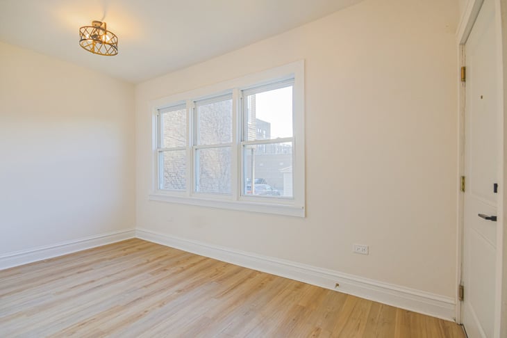 Unit interior at a Quality Builders 4-unit building project in Buena Park