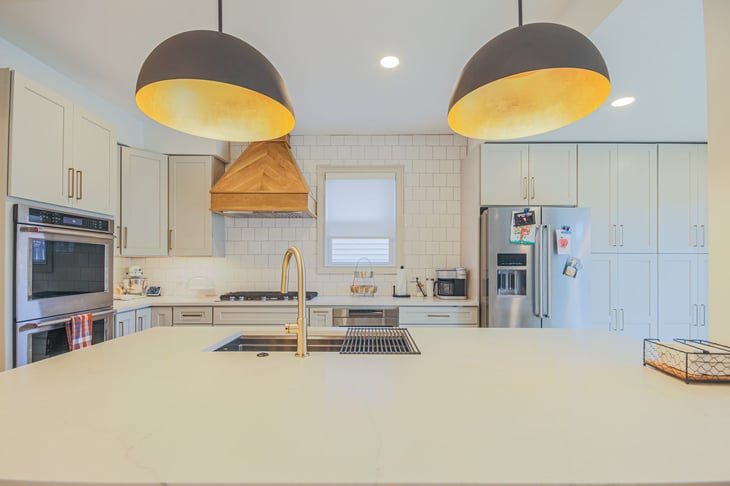 Kitchen at a Quality Builders single-family project in Belmont Cragin